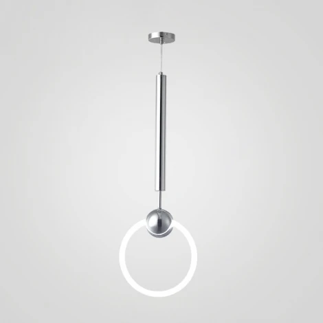 Подвесной светильник Ring L D30 Серебро ImperiumLoft Ring01 (178413-26) (LED, 220V, на проводе, кольцо)