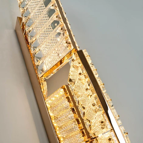 Бра светодиодное хрустальное с регулировкой цветовой температуры Modelux MODELUX ML.757.02 GD