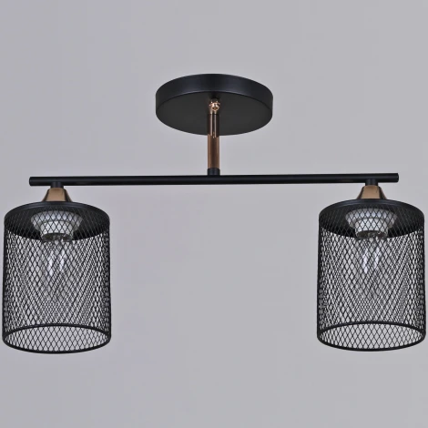 Потолочная люстра на штанге Reluce 91360-0.3-02 BK+FG