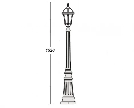 Наземный фонарь Oasis Light Rome S 95211