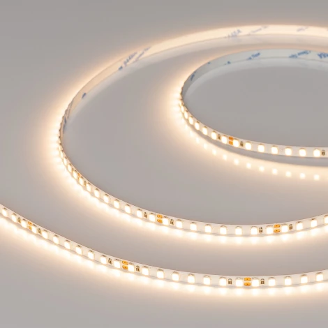 Светодиодная лента RT-A160-5mm 24V Warm2700 (15 W/m, IP20, 2835, 5m) (Arlight, Открытый) 037814 RT открытая