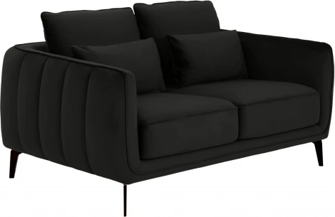 Диван Amsterdam двухместный ОГОГО (арт.342693), (Ткань/Черный)
