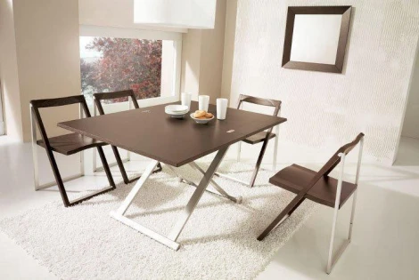 Стул деревянный складной Skip Connubia Венге P128 plwd bch