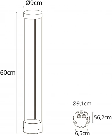 Наземный уличный светильник Arte Lamp New York A1660PA-1BK (LED, 220V, круглые, IP54)