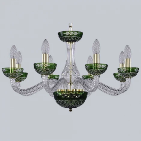 Подвесная люстра Bohemia 1309 1309/8/240 G Cl/Clear-Green/H-1J
