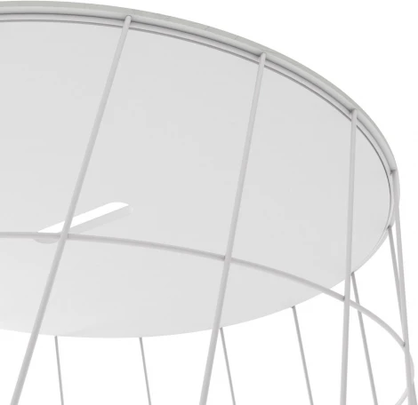 Столик журнальный Sheffilton SHT-CT41 мисандея/белый муар