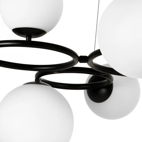 Подвесная люстра Lightstar Globo 815097 (220V, на тросе, шарики, молекулы)