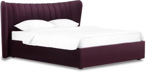 Кровать Queen Agata Lux ОГОГО (арт.343908), (Ткань/Фиолетовый)