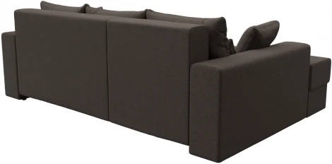 Диван угловой Майами левый угол (Коричневый/Рогожка) Лига Диванов арт.121158L