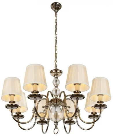 Подвесная люстра iLamp Armonia P2510-8 nic (220V, на цепи)