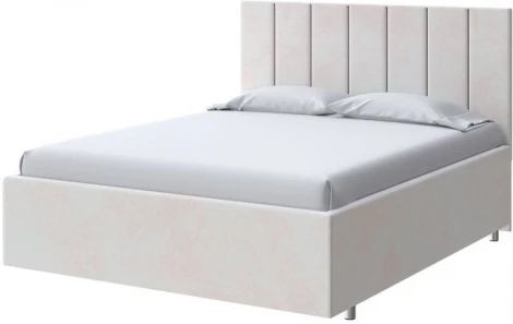 PROxSON Кровать Modern Large (Ткань: Велюр Teddy Жемчужный) 140x190