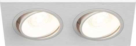 Встраиваемый точечный светильник ЭРА KL90-2 WH (12V)