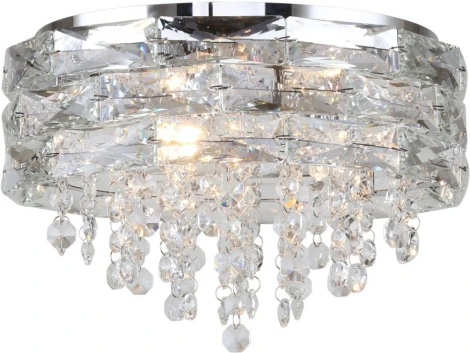 Потолочная люстра Lussole LSP-8893 (220V, хрусталь, круглые)