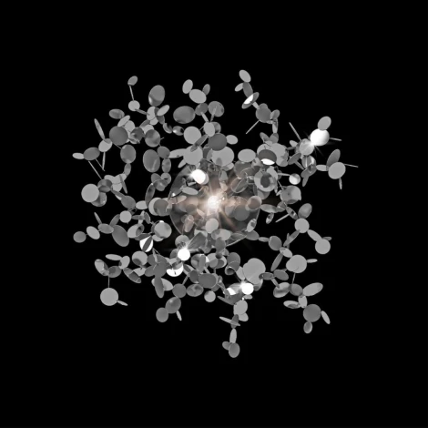 Настенный светильник Loft It Spark 10101W Chrome (220V, подвески, лепестки)