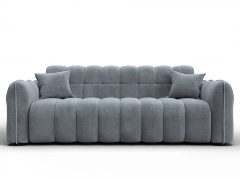 Диван-книжка Лига-112 (ДСП,ЛДСП,Велюр/Серый) Лига Диванов 136678