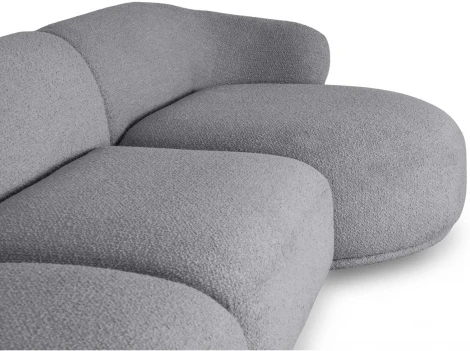 Диван Fabro ОГОГО (арт.851157), (Ткань,Букле/Темно-серый)