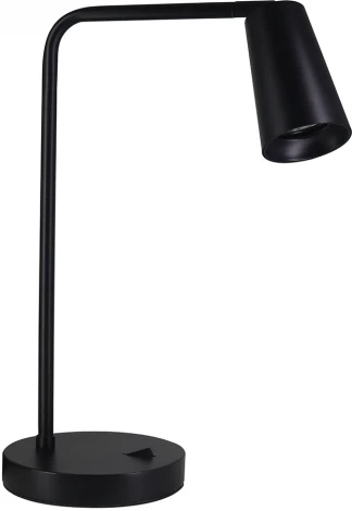 Настольная лампа Feron DE185 BELL 48424 35W, GU10, черный (220V, выключатель)