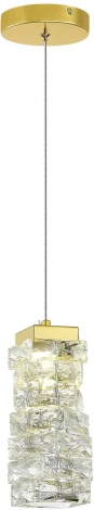 Подвесной светильник ST Luce Espira SL6010.203.08 Золотистый/Прозрачный LED 1*8W (220V, на проводе)