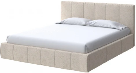 PROxSON Кровать Varna Grand без основания (Ткань: Жаккард Tesla Мокко) 160x200