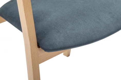 Кресло Dalia Soft Grey/Натур R-Home арт.4000125210h_diaggrey_natur