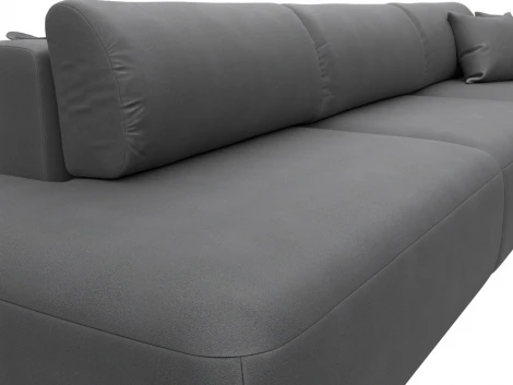 Диван угловой Лига-036 НПБ Модерн Лонг правый угол Лига Диванов (Замша) арт.127761