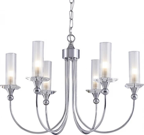 Подвесная люстра Newport 4580 4586/С chrome (220V, на цепи)