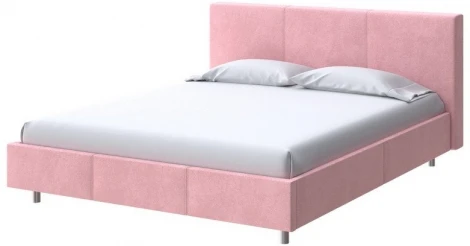PROxSON Кровать Novo (Ткань: Велюр Casa Жемчужно-розовый) 90x200