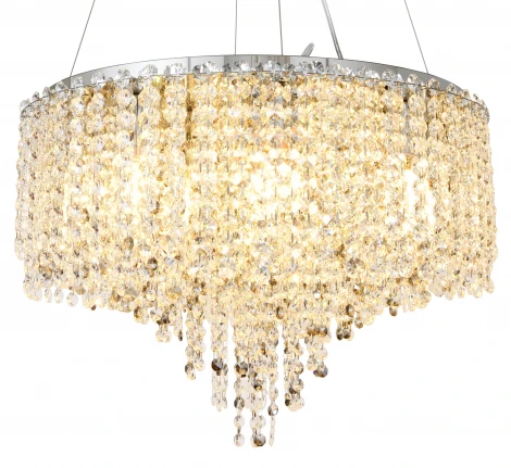 Подвесная люстра Stilfort Rain of Crystal 2187/09/12P (220V, хрусталь, на тросе)