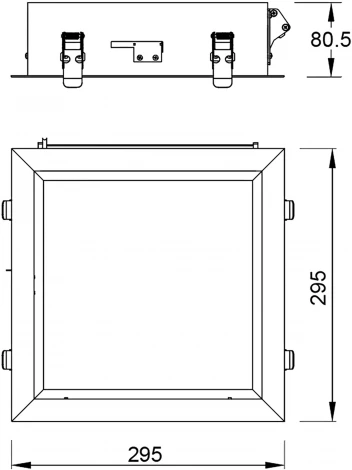 Встраиваемый светодиодный светильник в виде окна Mantra Blue Sky 9093 (220V)