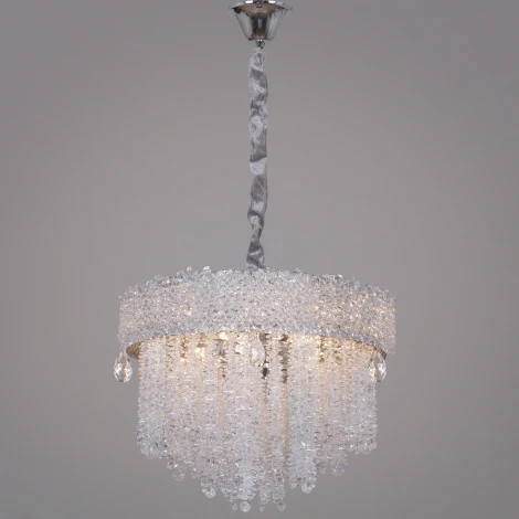 Подвесная люстра хрустальная Reluce 02098-0.4-500 MX CH