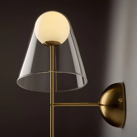 Бра Freya Doublety FR5382WL-01BS (220V, шар)