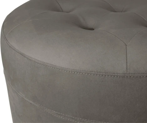 Пуф Barrel большой ОГОГО (арт.334322), (Ткань/Серый)