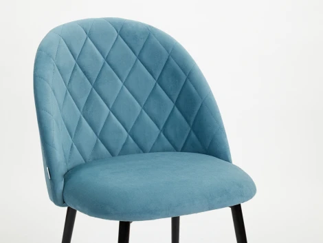 Стул MyFar Джозефина темно-бирюзовый велюр MF1029-1