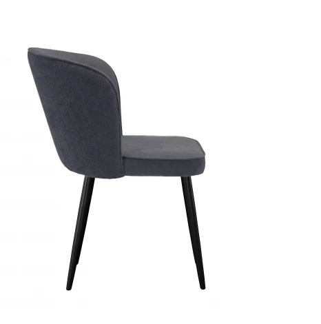 Стул DikLine 347 P15/L15 серый, ножки черные 00-00084749