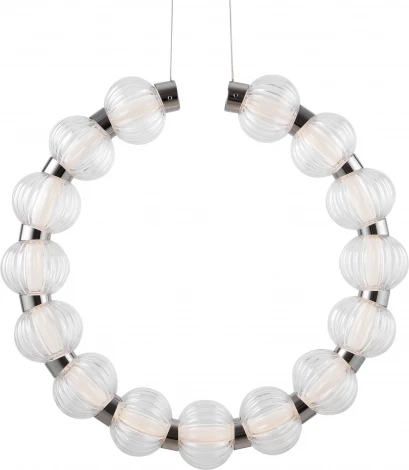 Подвесной светильник Amulet MOD555PL-L23CH4K (LED, 220V, на тросе, шарики, кольцо)