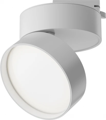 Трековый светильник однофазный 18W 220V Maytoni Onda TR007-1-18W4K-W-1 (LED, круглые)