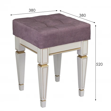 Банкетка Мариус М 96 ясень/ATLANTA LILAC Mebelik 005560