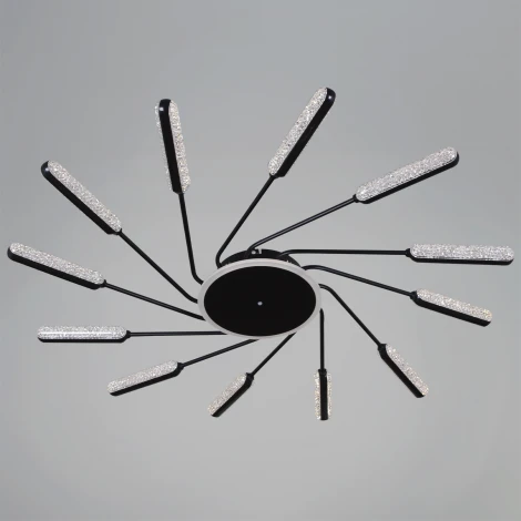 Потолочная люстра светодиодная с пультом с регулировкой цветовой температуры и яркости Reluce 87290-0.3-12 BK