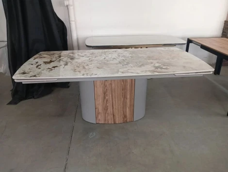 Стол БАТИСТ 200 цвет ПАТАГОНИЯ (PATAGONIA), керамика / ЛАТТЕ / ОРЕХ ЭККО M-City 64769