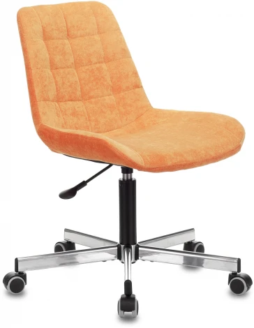 Кресло Бюрократ CH-350M оранжевый Velvet 72 крестовина металл