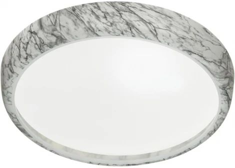 Настенно-потолочный светильник Sonex Mramo White 7638/DL COLOR SN пластик/бел. мрамор LED 48Вт 4000K D410 IP43 (220V, круглые)
