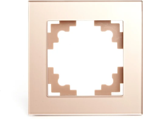 Рамка на 1 пост (шампань) Stekker Катрин 39527