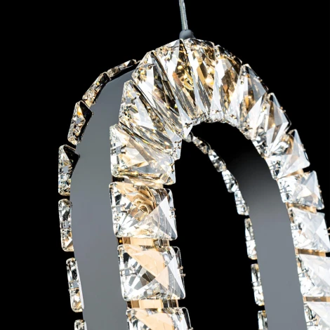 Подвесной светильник светодиодный хрустальный с регулировкой цветовой температуры Modelux MODELUX ML.9040.370 CR