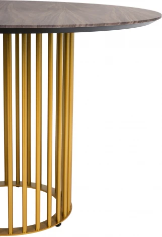 Стол обеденный Patrik  New д.110 Американский орех /Золото R-Home арт.4103120h