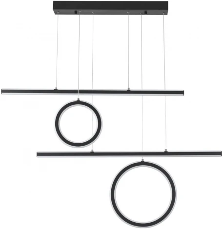 Светильник подвесной Novotech Ondo 359183, диммируемый, в комплекте пульт ДУ IP20 LED 4000К 116W 220V OVER (регулировка яркости, на тросе)