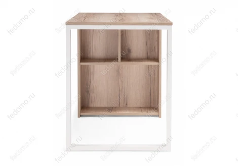 Письменный стол Notta Битти Лофт 116х60х75 дуб делано светлый / белый матовый 495412