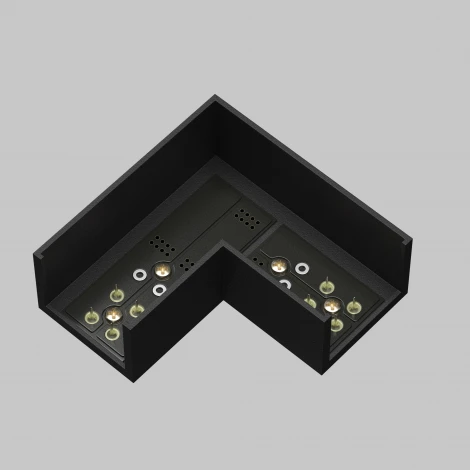Коннектор питания угловой Elasity Maytoni Accessories for tracks Elasity TRA160CL-11B