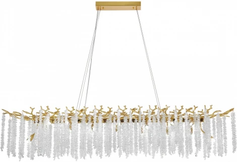 Подвесная люстра хрустальная Arte Milano Milano-2 23210.1500.16.G9.A GD (220V, на тросе)