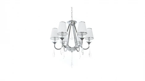 Подвесной светильник Lumina Deco Milesia LDP 8926-6 WT+CHR