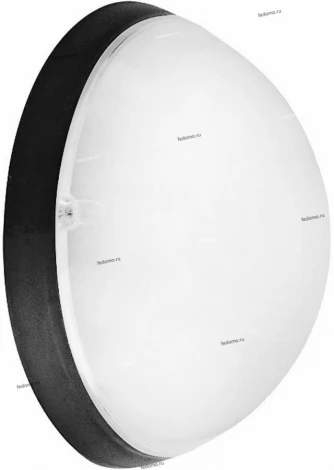 Светильник настенно-потолочный уличный Horoz Акуа, 1 плафон, черный с прозрачным